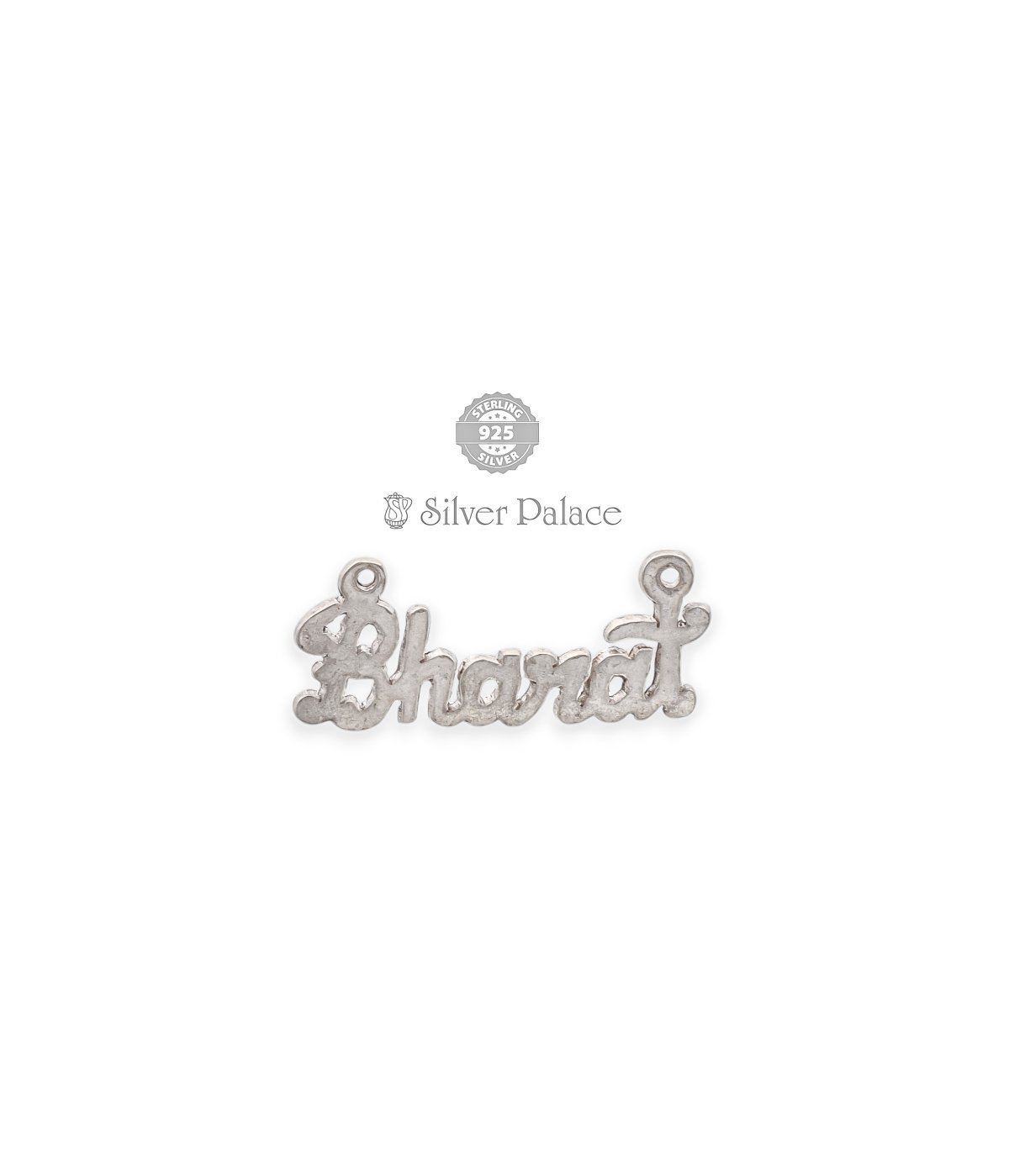 92.5 SILVER CUSTOMIZED BHARAT VI-KO COLLECTION NAME PENDANT