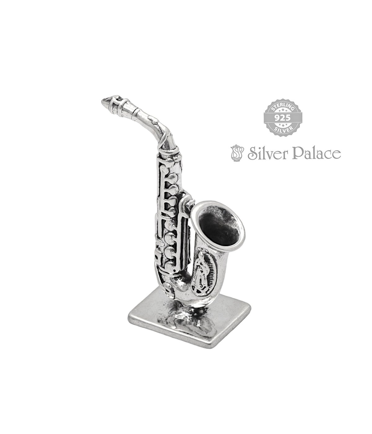 92.5 STERLING SILVER AVIDA COLLECTION SAXOPHONE FOR SHOWPIECE & GIFT