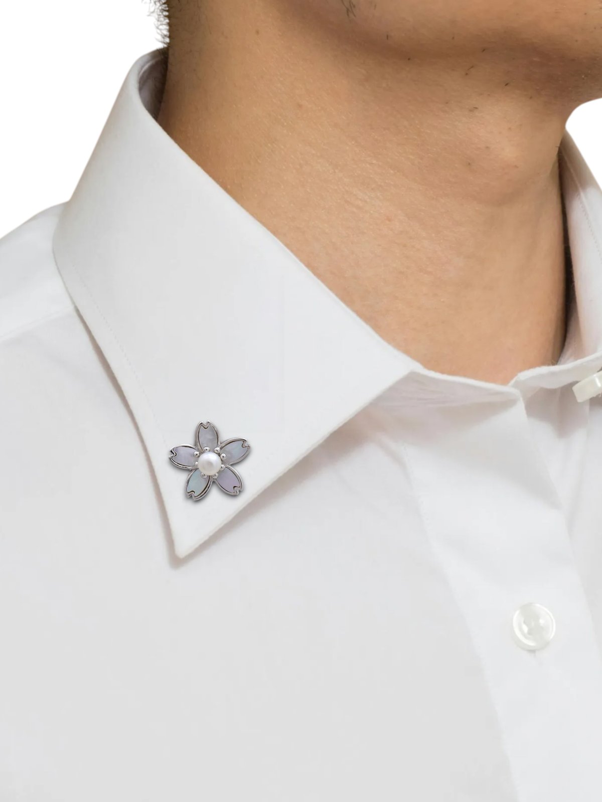 925 STERLING SILVER FLORAL WITH PEAR DESIGN BROACH