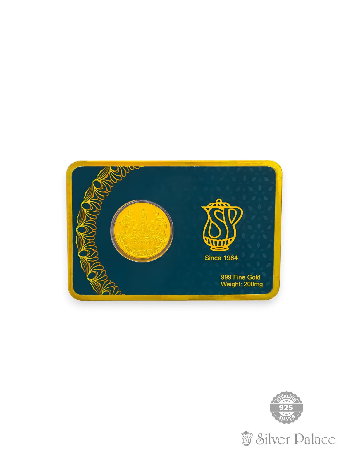 999 FINE GOLD LAKSHMI DESIGN COIN 0.200gms for gifting Au Collection