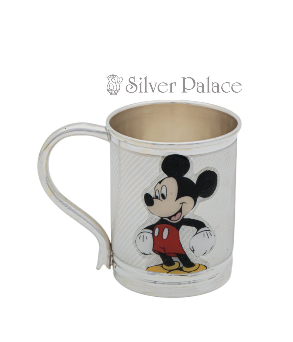 925 PURE SILVER  MICKEY MOUSE CUP FOR KIDS        