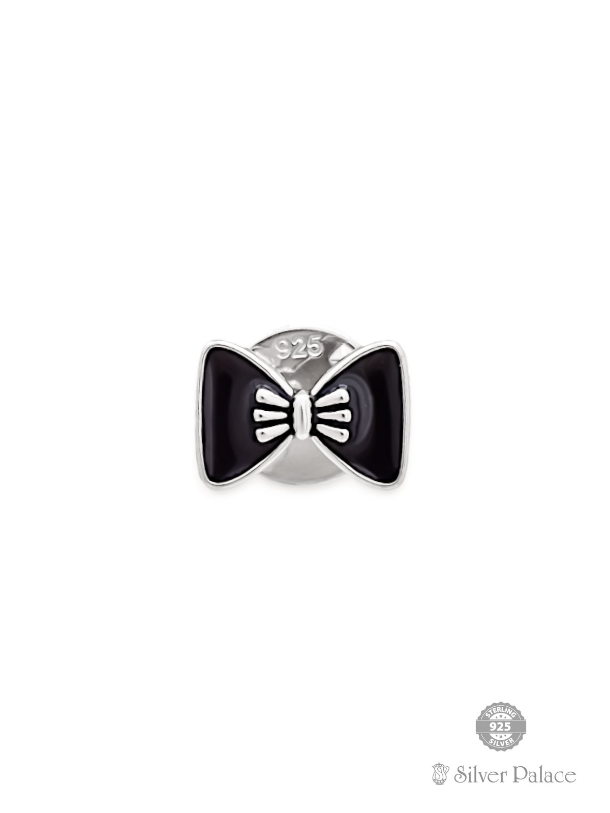 925 STERLING SILVER BOW TIE DESIGN BROACH FOR MEN