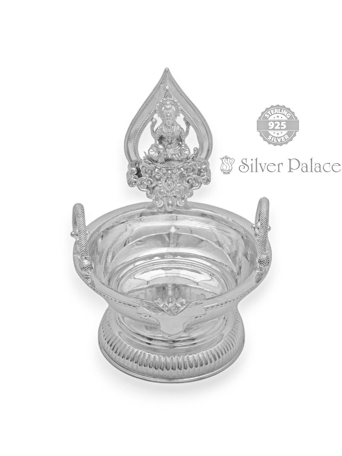 Silver Kamatchi Vilakku Silver Lamps Grt 925 Pure Silver Kamatchi