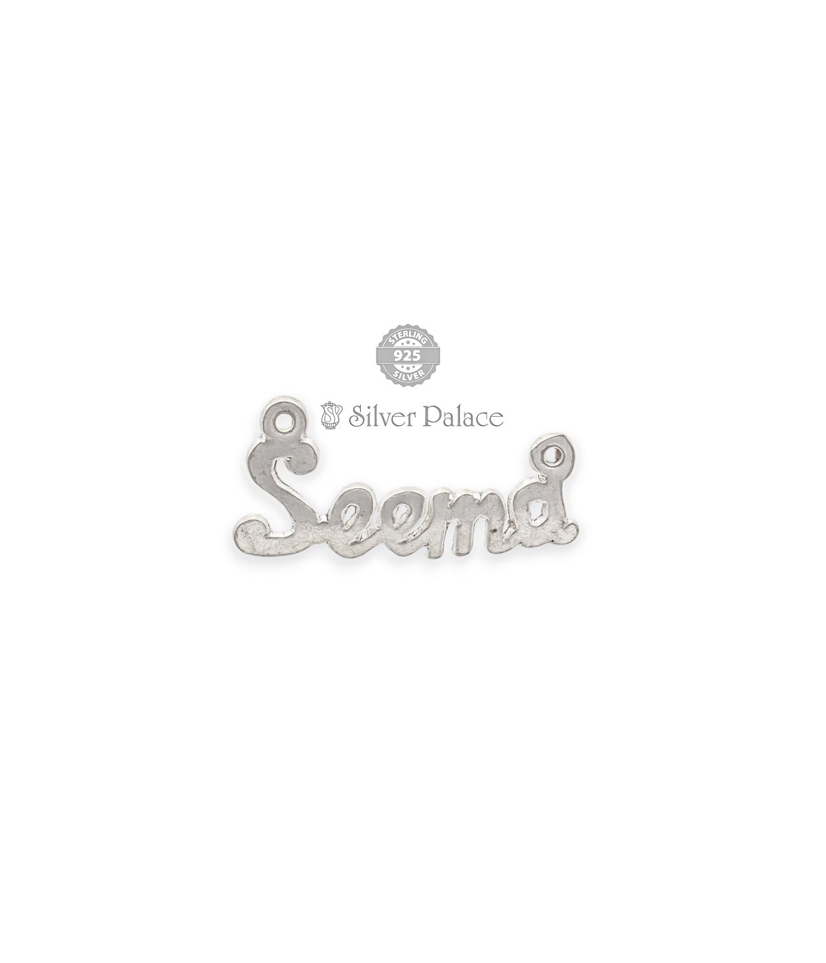 92.5 SILVER CUSTOMIZED SEEMA NAME PENDANT VI-KO COLLECTION
