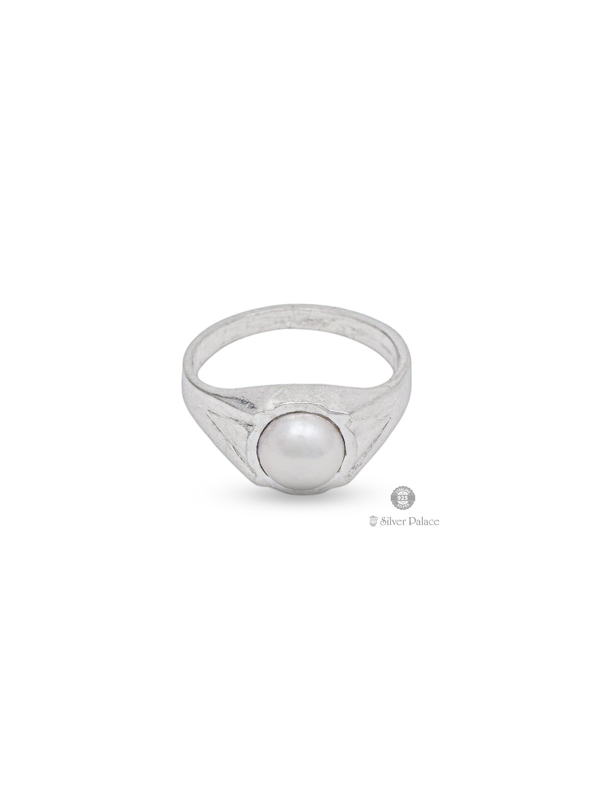 Polki Adjustablke Womens Antic Silver Ring For Women Silver Palace