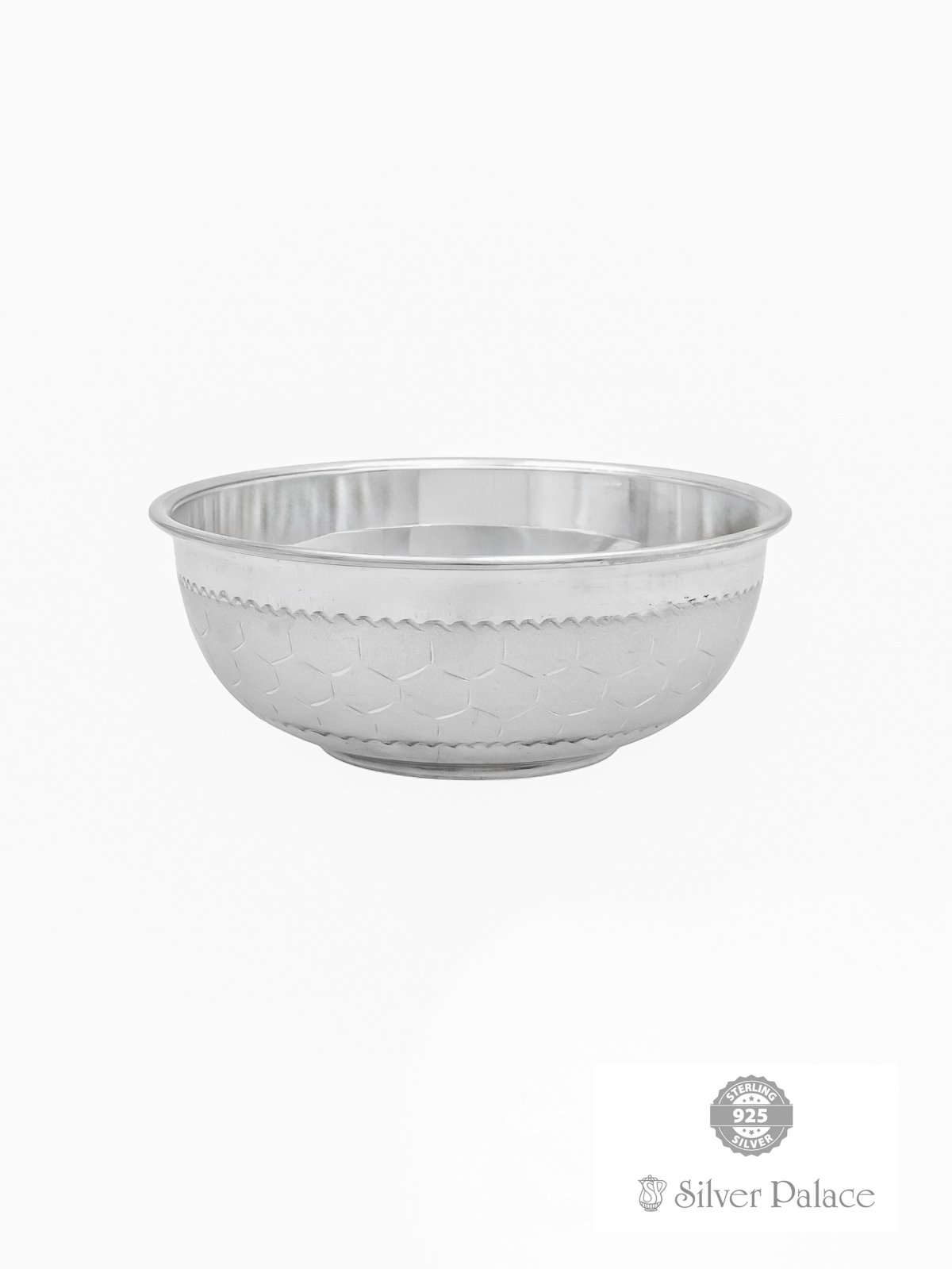 925 STERLING SILVER HONEY COMB DESIGN BOWL 