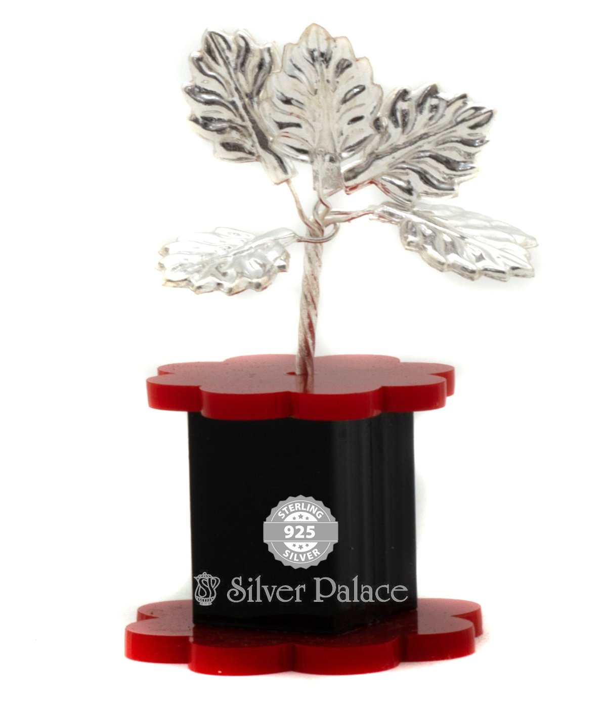 925 PURE Silver tulasi Plant for Pooja/Worship and Gifting 