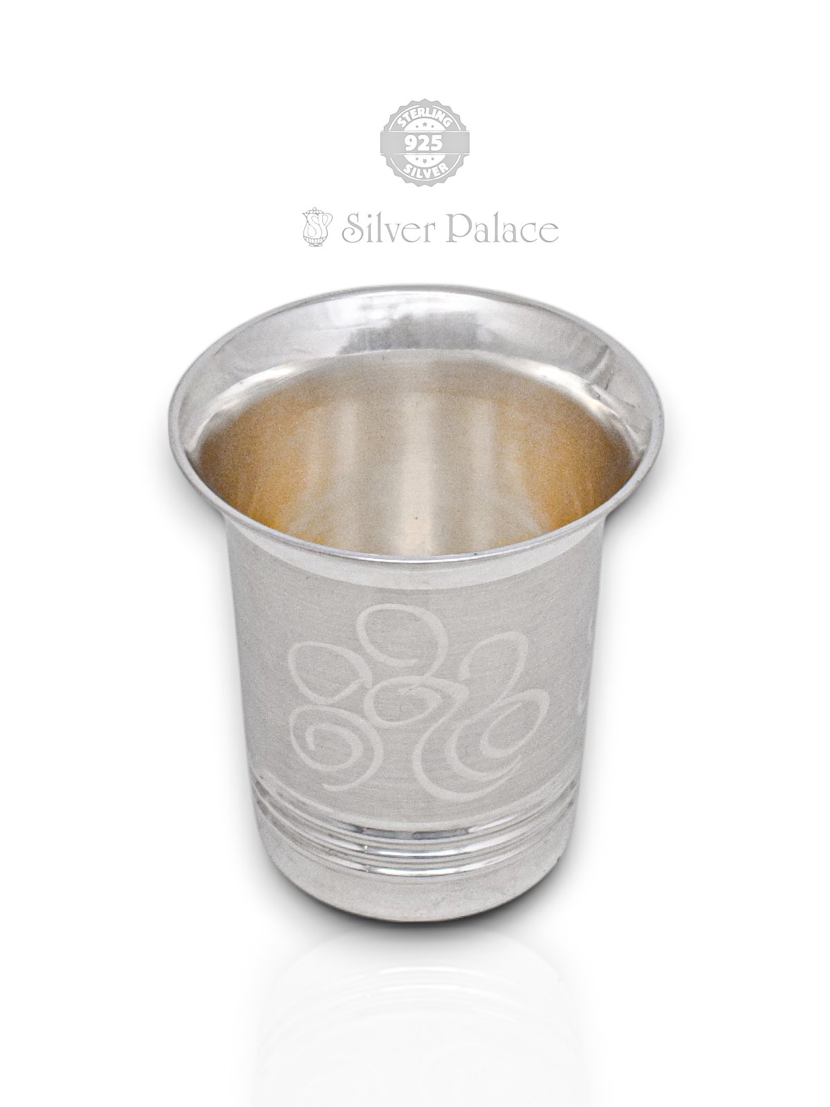 Silver R Glass 92.5 Pure Silver Glass - Elegant Curved Design For Luxury & Health ...