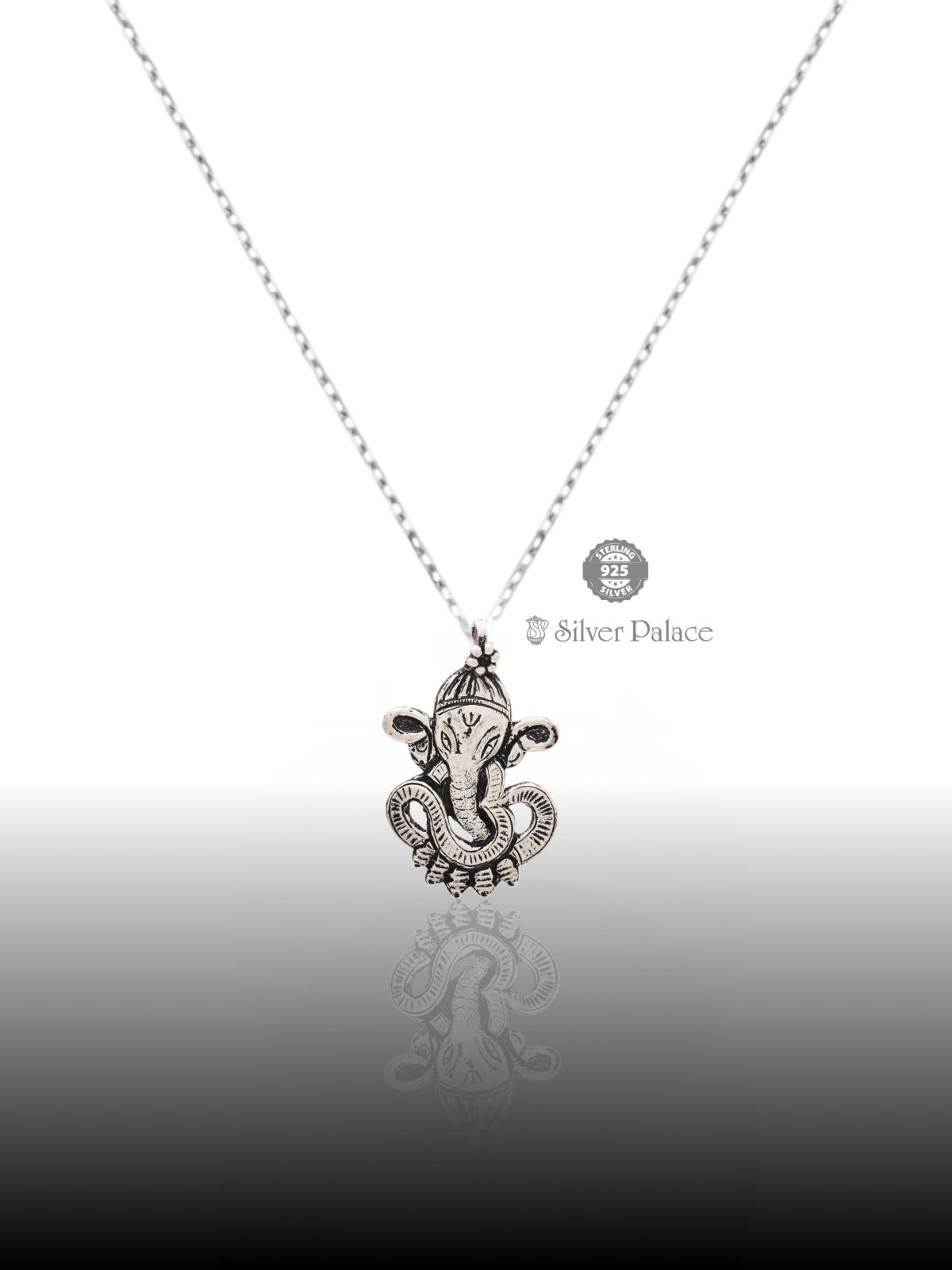 925 STERLING SILVER RADHE COLLECTION GANESHA PENDANT FOR MEN