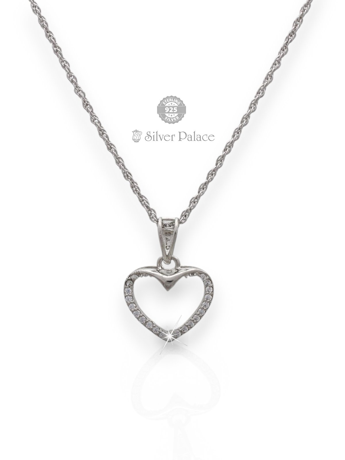 925 SILVER HEART DESIGN CHAIN FOR GIRLS PUYA COLLECTION