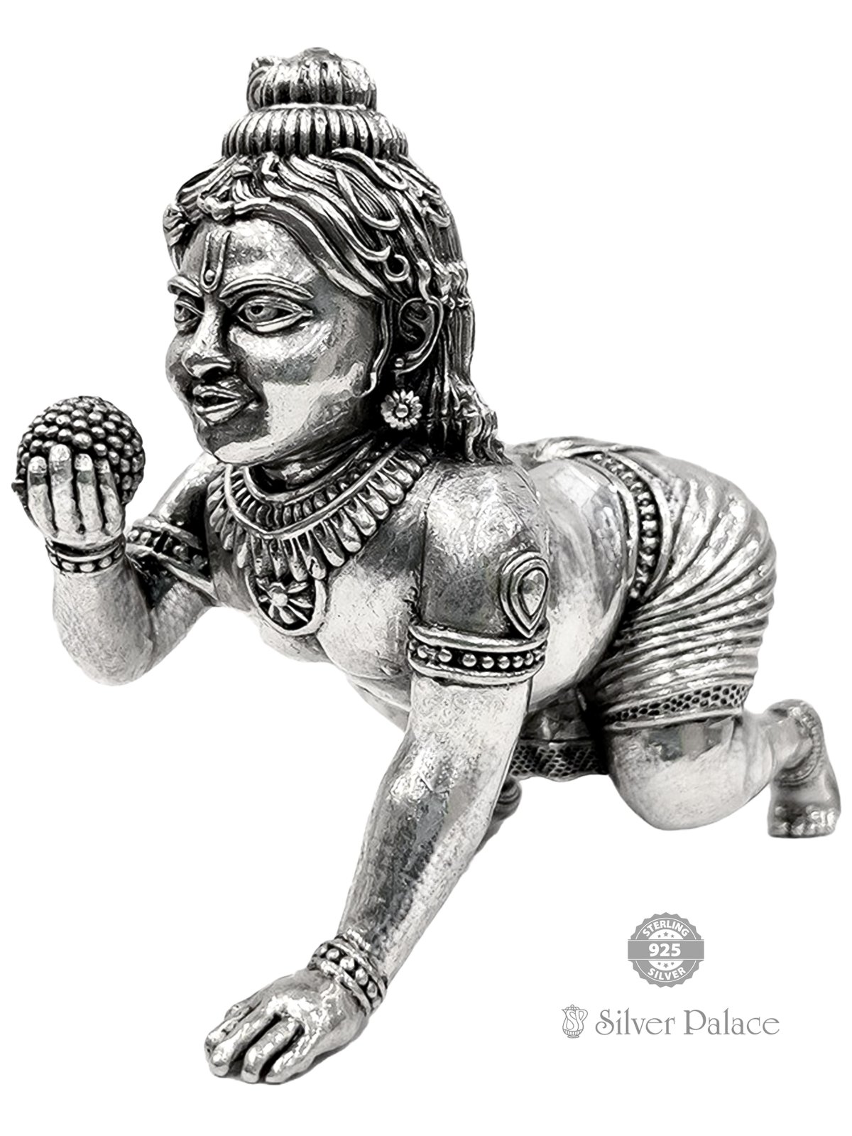 925 STERLING SILVER LADDU GOPAL IDOL