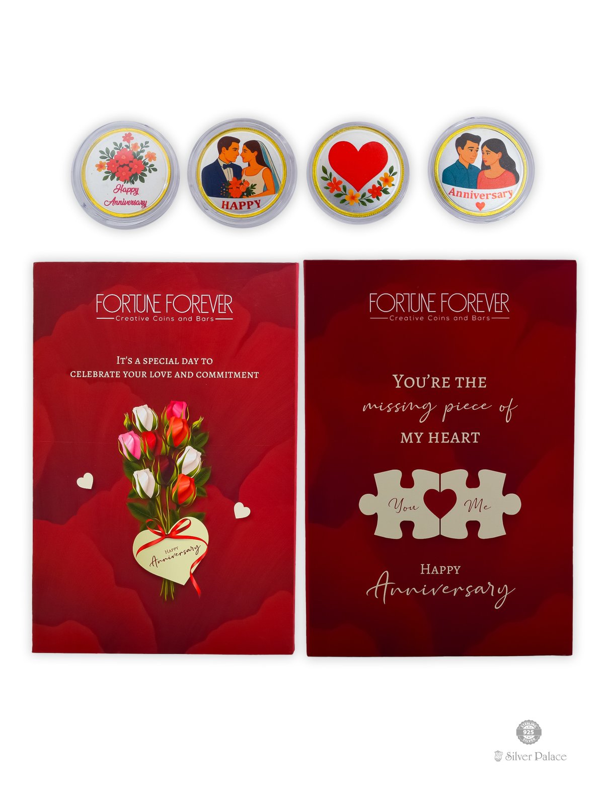 999 Pure Silver Anniversary Coin & Gift Box Perfect for Loved Ones
