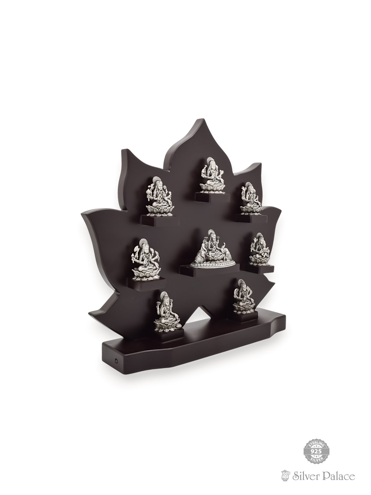 925 OXIDISED SILVER ASTALAKSHMI LC IDOL FRAME FOR POOJA ROOM