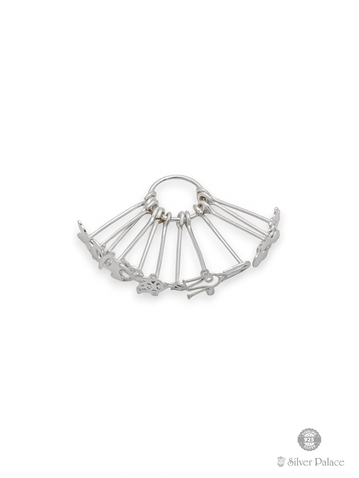925 STERLING SILVER MULTI DESIGN POTTU ACHU FOR NEW BORN BABIES