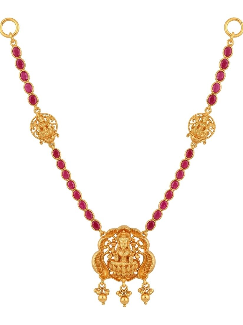 925 STERLING SILVER ANITE COLLECTION GOLD POLISHED NECKLACE