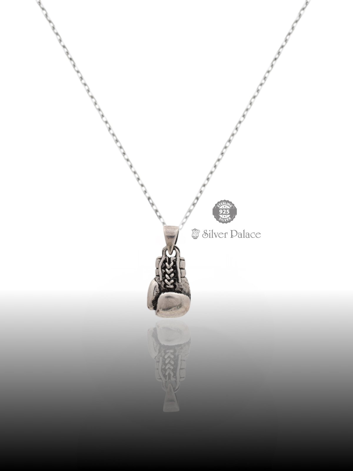 925 STERLING SILVER MAAN COLLECTION BOXING GLOVES DESIGN PENDANT BOXING LOVERS UNISEX