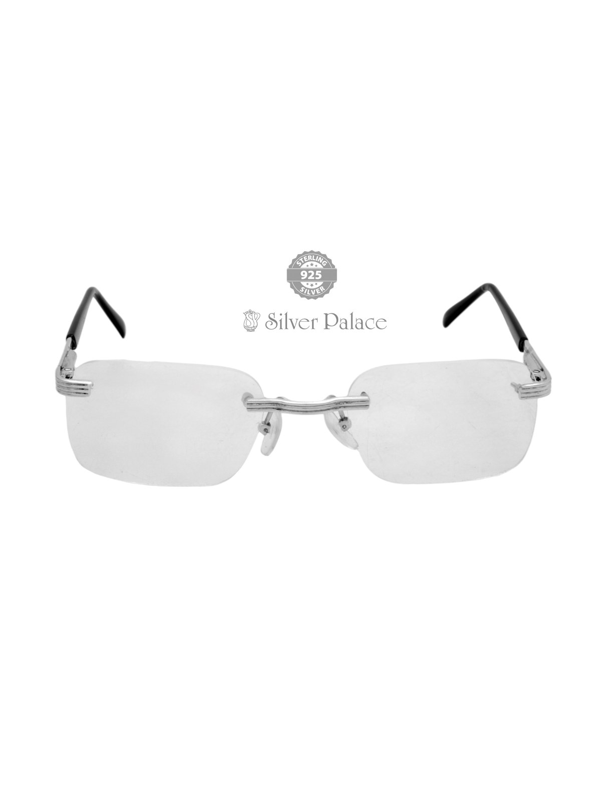 925 PURE SILVER RECTANGLE SHAPE EYE GLASS FOR BOTH MEN AND WOMEN