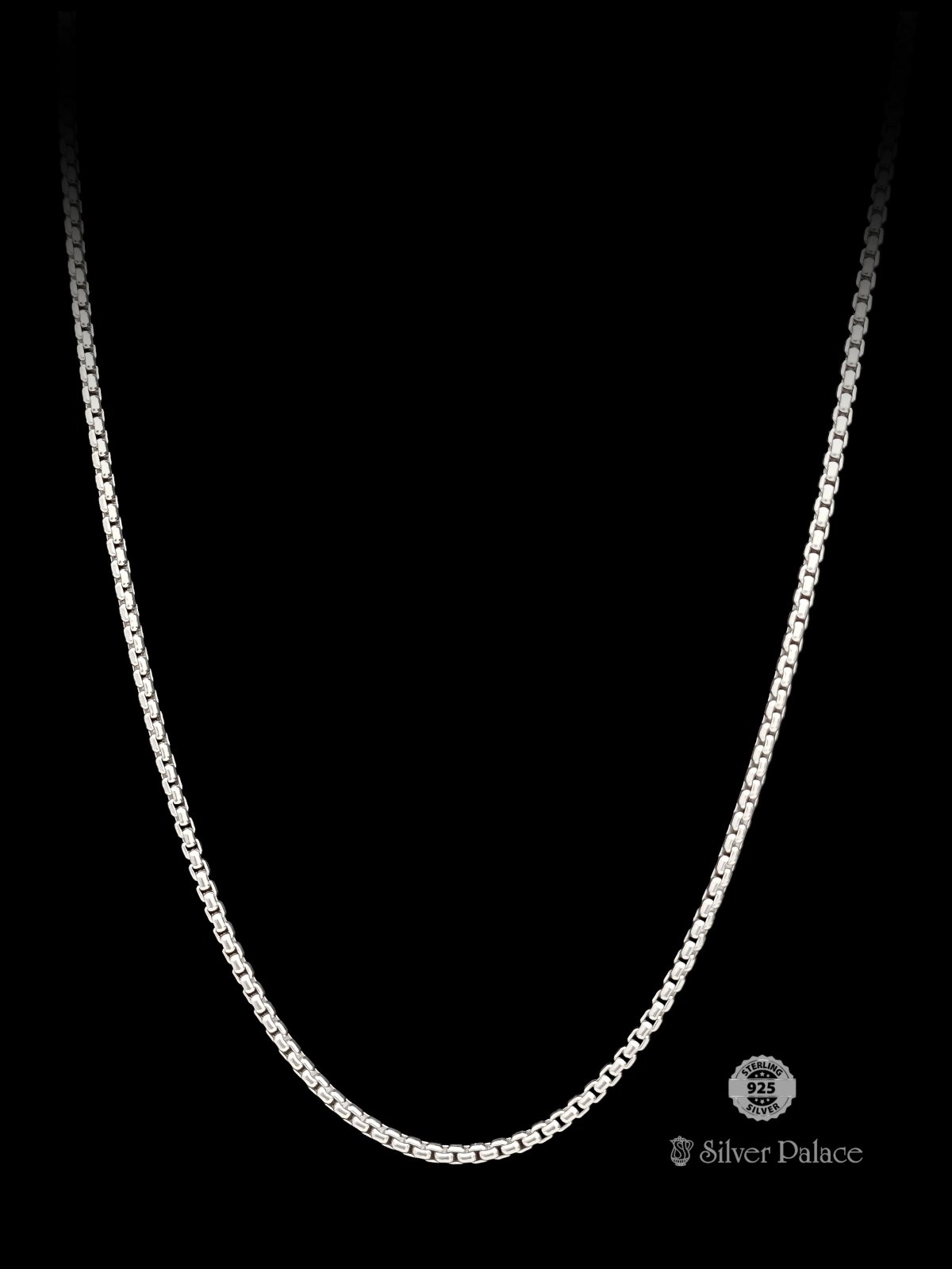 925 STERLING SILVER LINK CHAIN FOR MEN MAUVE COLLECTION 