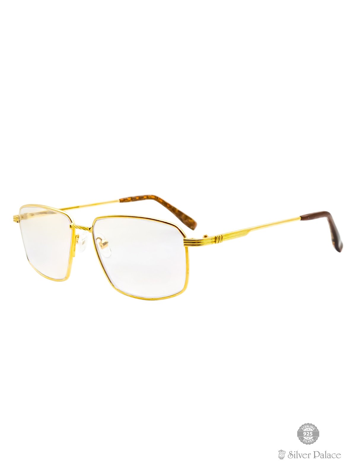 916 PURE GOLD VINTAGE LOOK UNISEX EYE GLASS 
