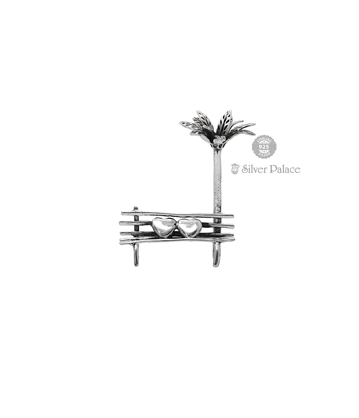 92.5 OXIDIZED SILVER AVIDA COLLECTION LOVE SYMBOL TABLE FOR SHOWPIECE