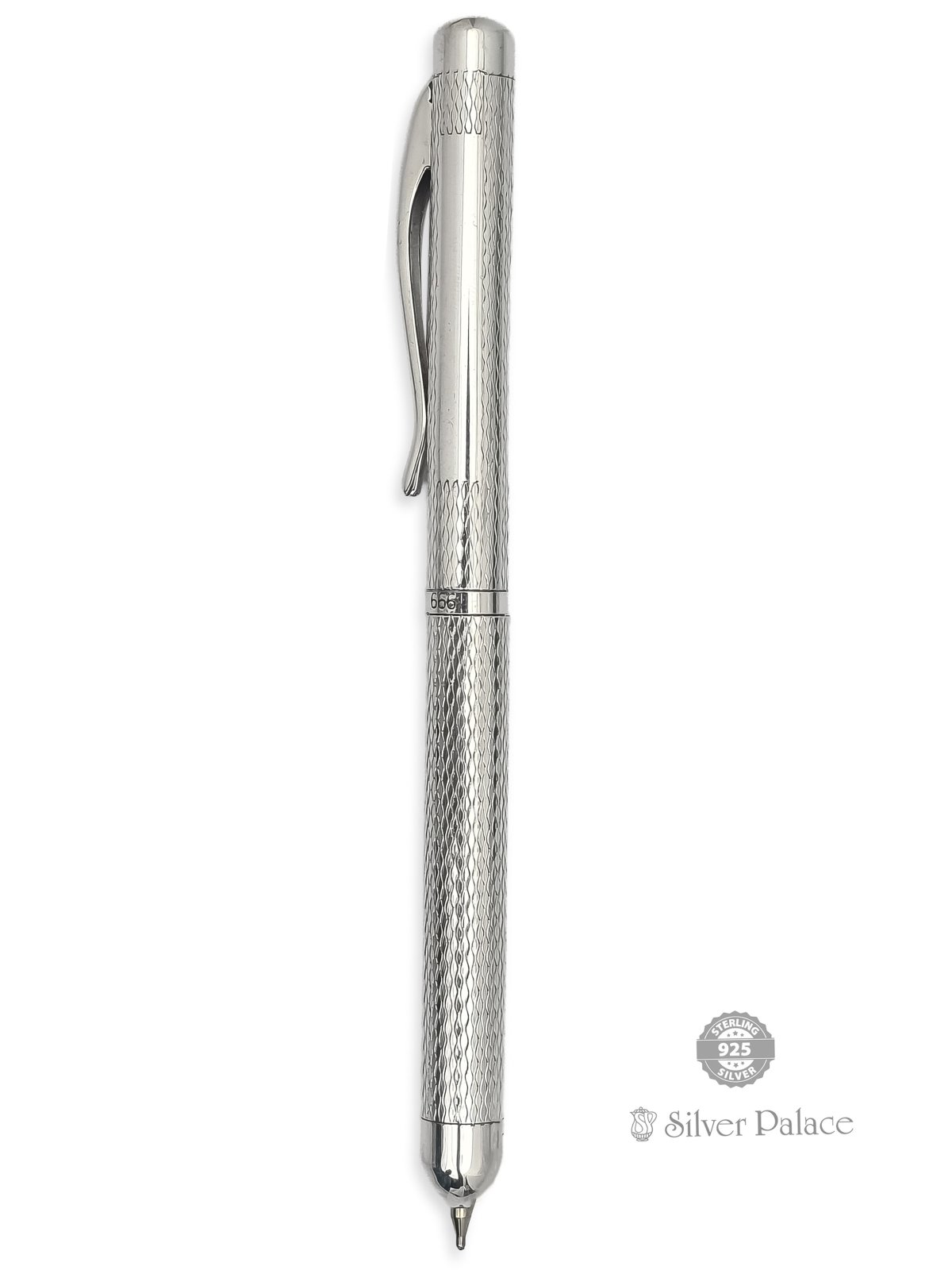999 PURE SILVER 2-IN-1 BALLPOINT PEN FOR DAILY USE