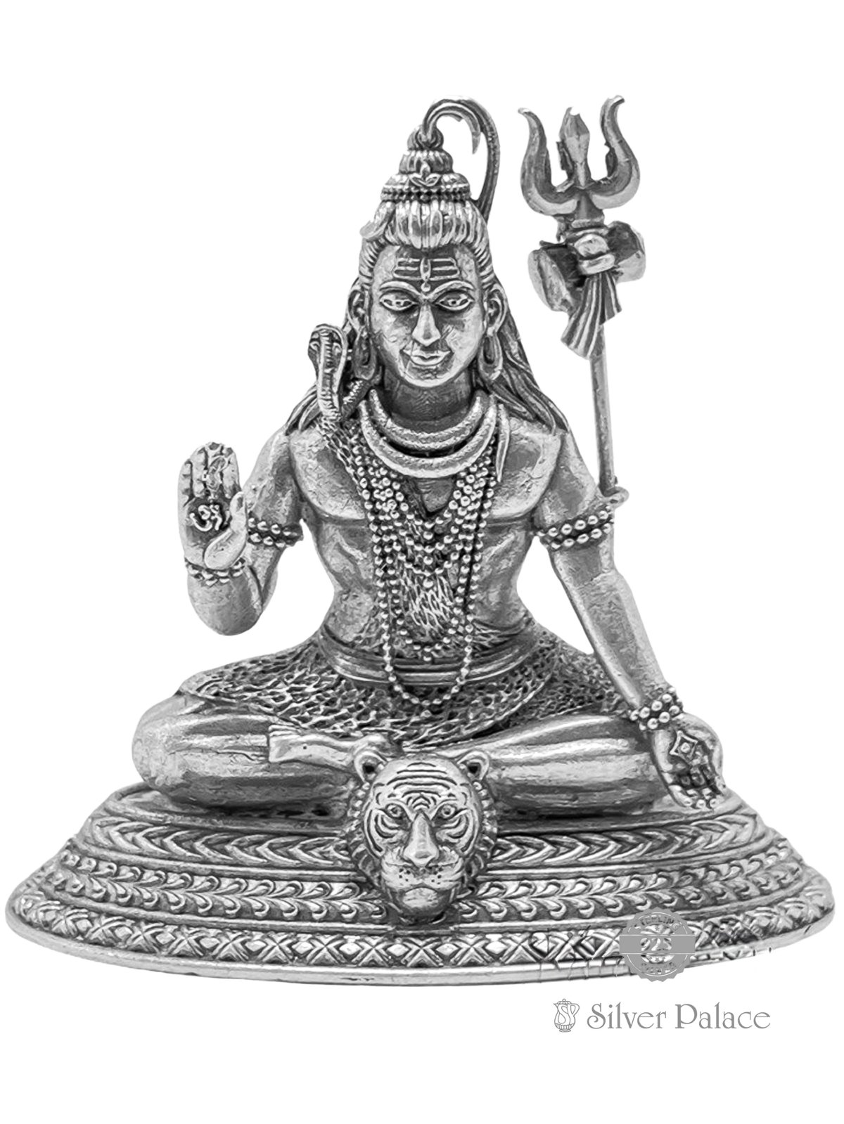 SILVER LORD MAHADEV STATUE IDOL