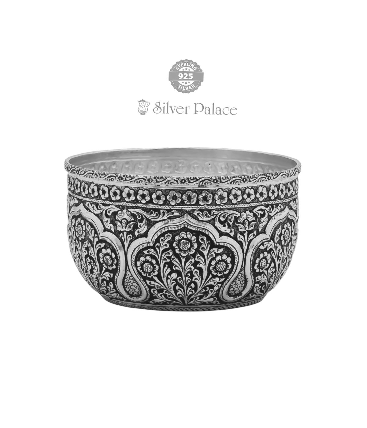 925 PURE SILVER HAND CRAFTED BOWL FOR POOJA USE
