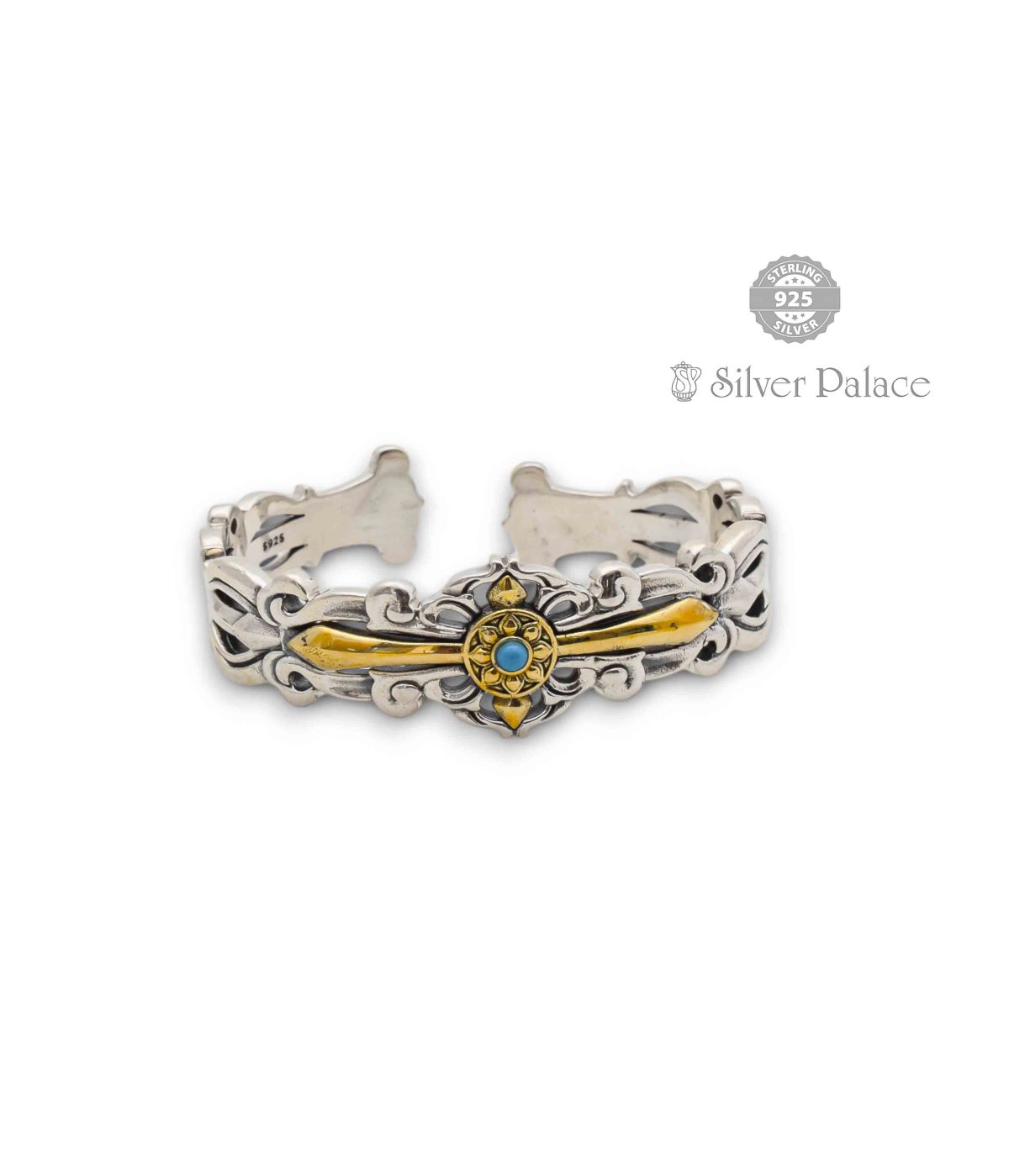 925 OXIDIZED SILVER MAAN COLLECTION VINTAGE DESIGN KAADA FOR MEN