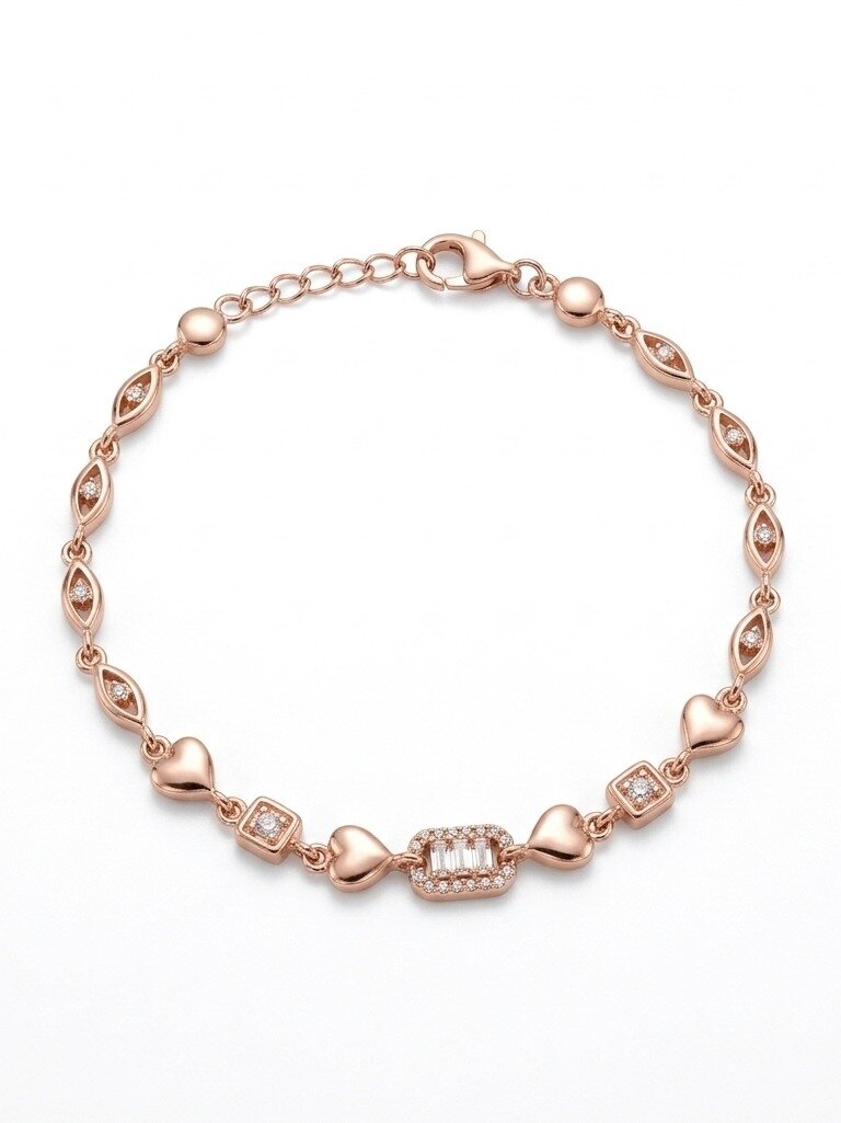 92.5 STERLING SILVER SHEYA COLLECTION BRACELET FOR GIRLS