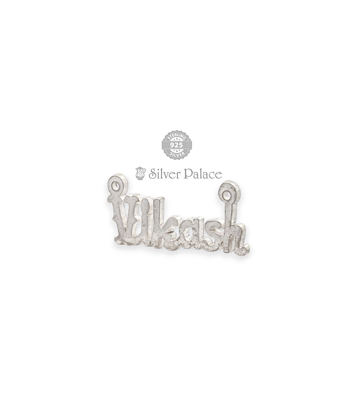 Silver Customized Name Pendant Silver Palace