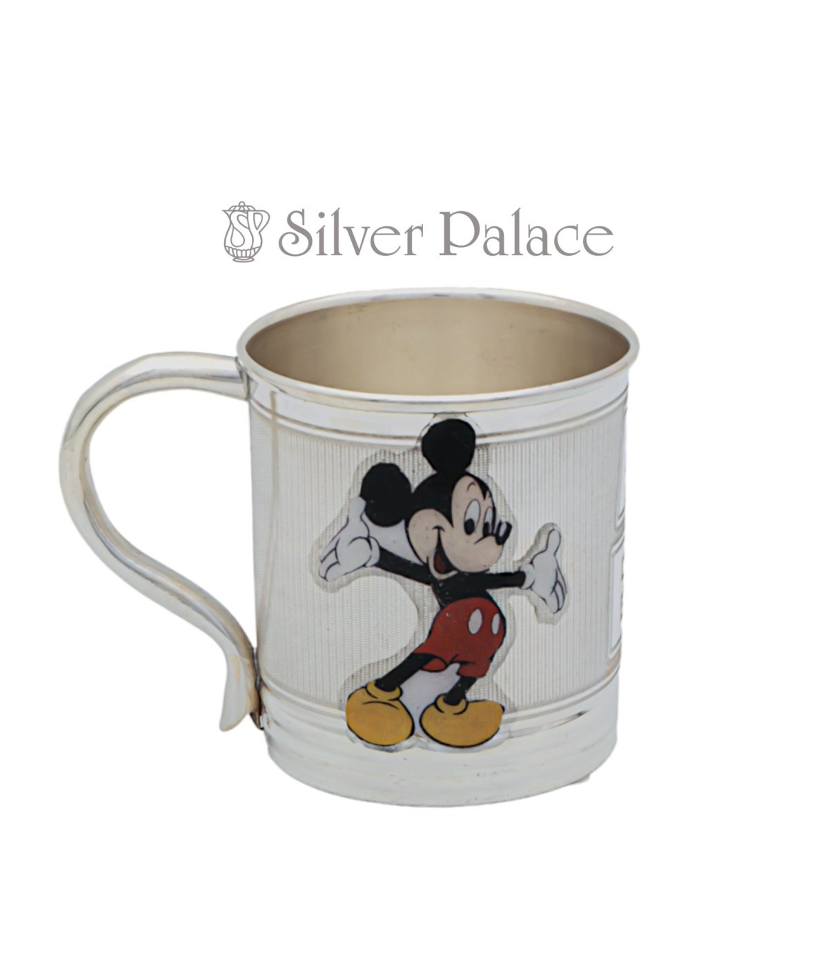 925 PURE SILVER  MICKEY MOUSE CUP FOR KIDS                                                                                                                                      