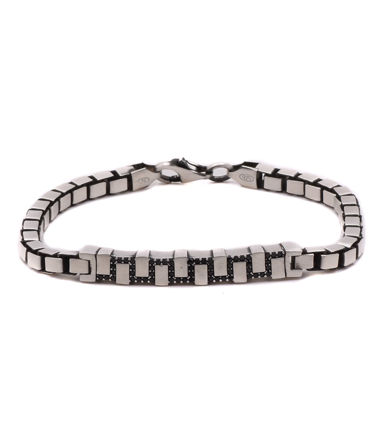 92.5 Silver Bracelet for boys with antic finish