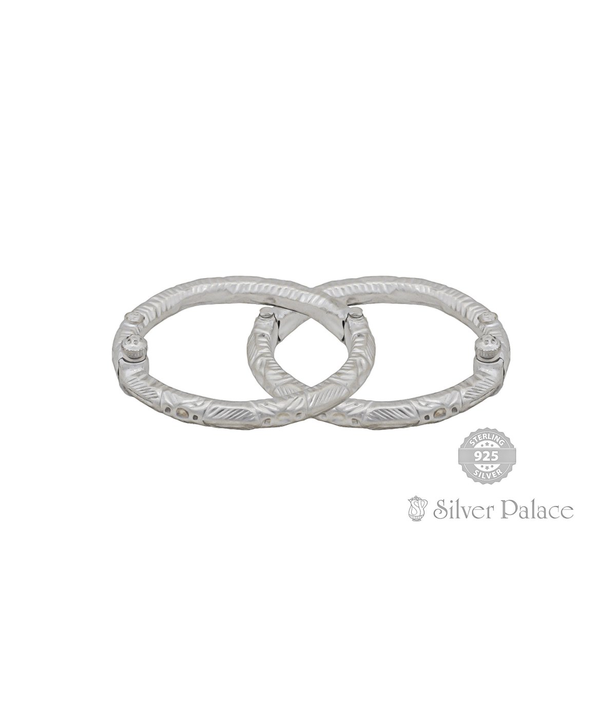 92.5 SILVER NAGAS ANKLETS FOR BORN BABY