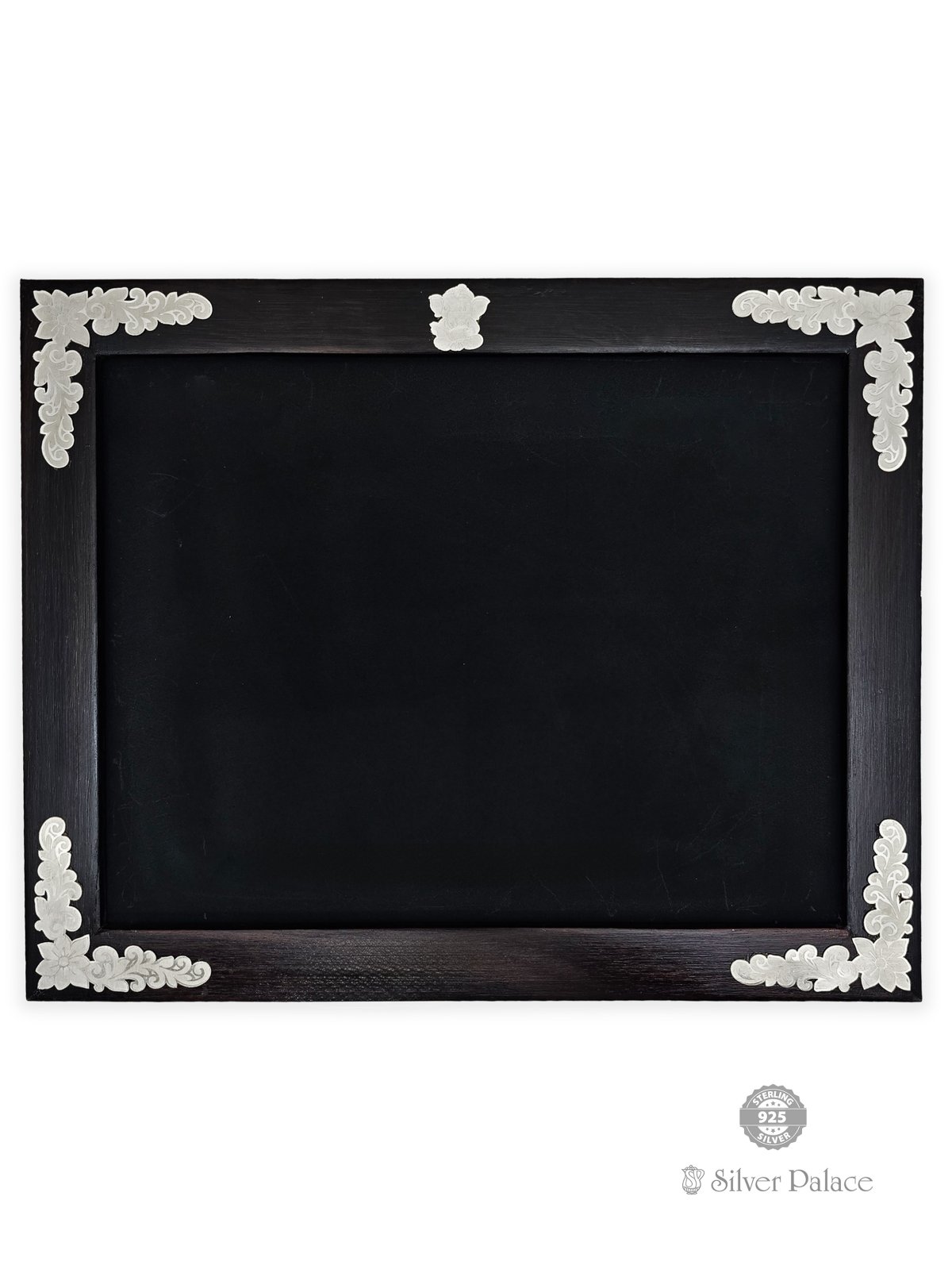 92.5 STERLING SILVER BORDER WITH WOOD DESIGN SLATE FOR KIDS