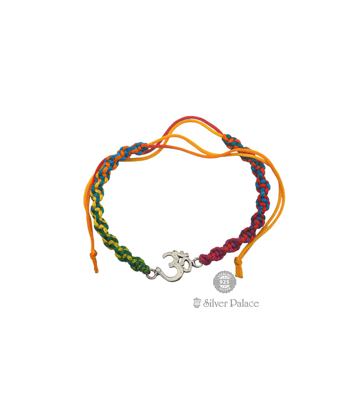 92.5 PURE SILVER OM RAKHI FOR RAKSHA BHADHAN