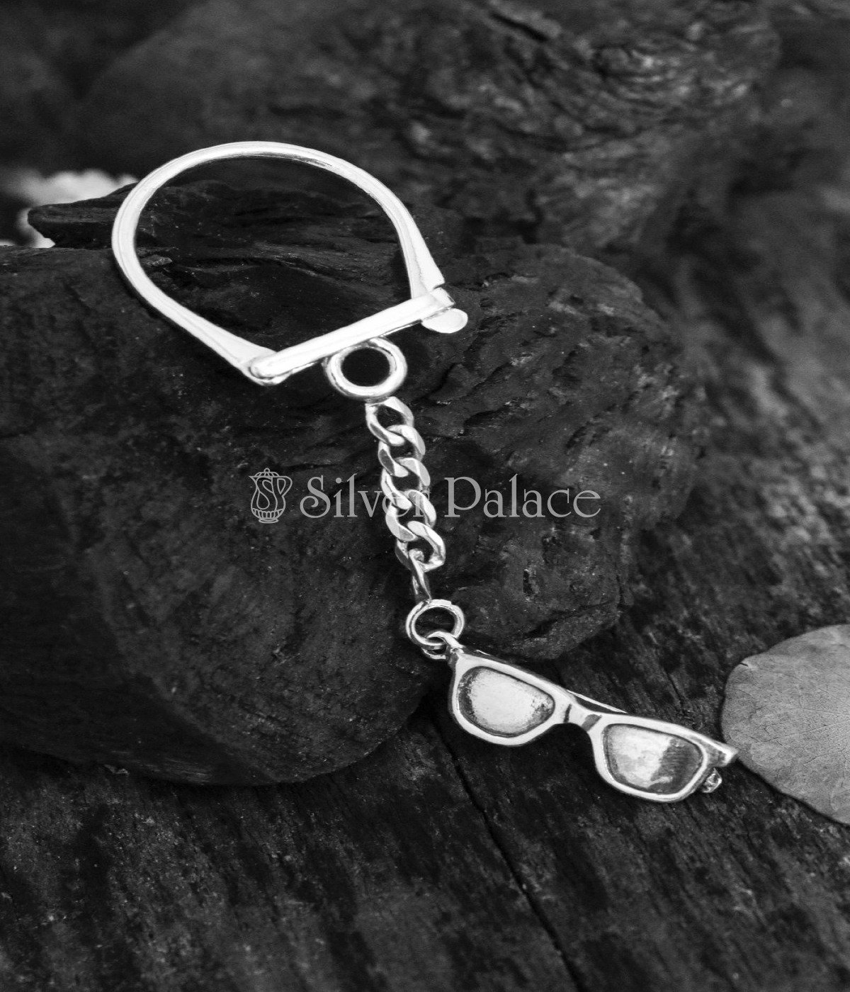 92.5 OXIDISED SILVER COOLERS DESIGN KEYCHAIN
