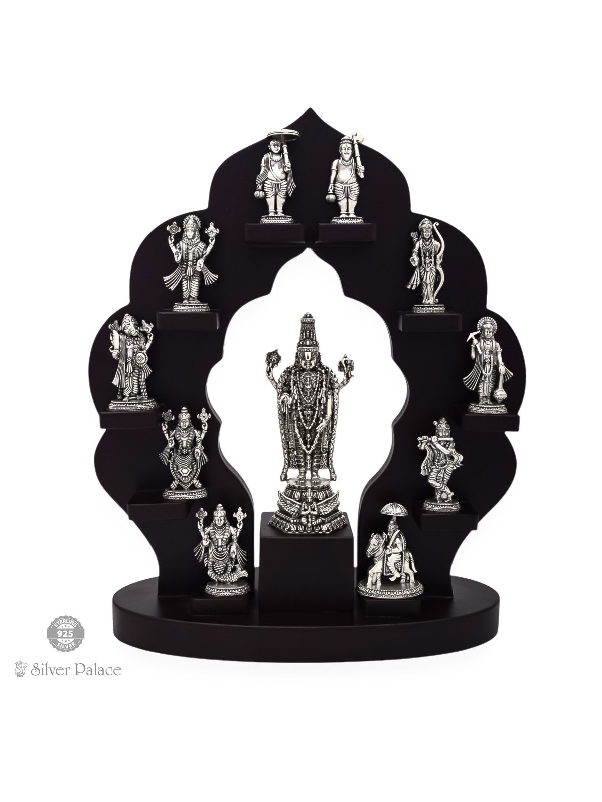 925 PURE SILVER DASAVATHARAM SET IDOLS FOR YOUR POOJA ROOM 