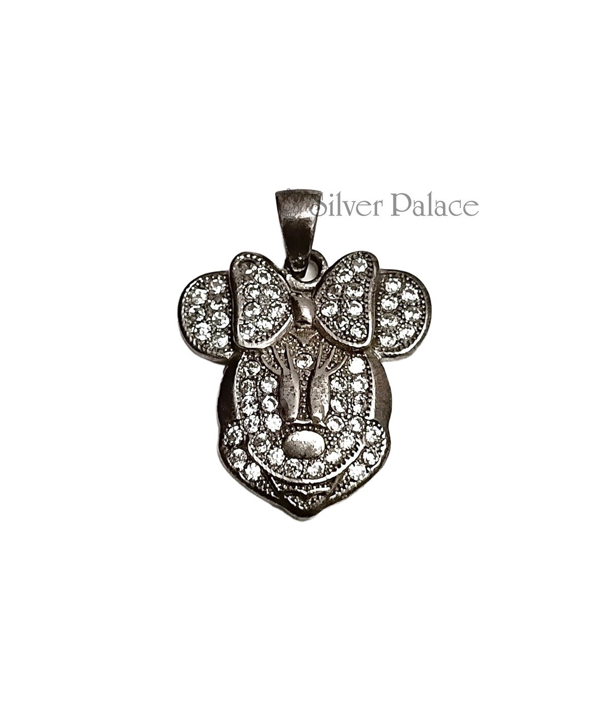 STERLING SILVER MICKEY MOUSE PENDANT