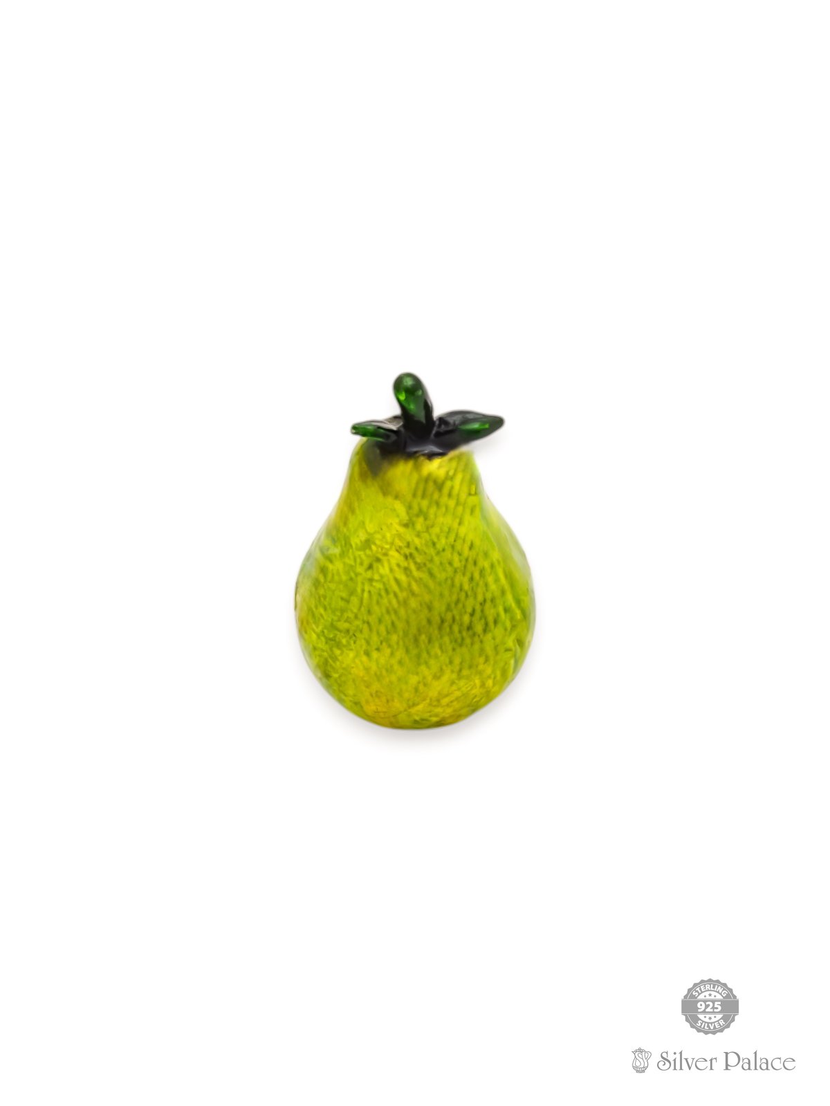 925 STERLING SILVER DECORATIVE PEAR FRUIT FOR SHOW PIECE 