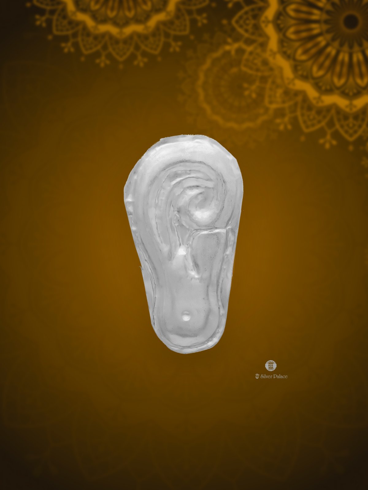 925 SILVER HUMAN EAR SILVER SHEET FOR DIVINE SHRI COLLECTION 
