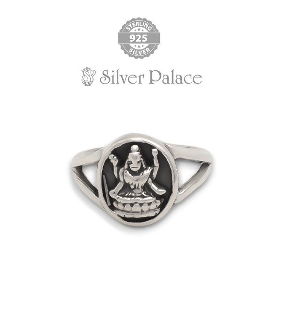 92.5 SILVER Divine Collection Lakshmi Design Ring FOR MEN