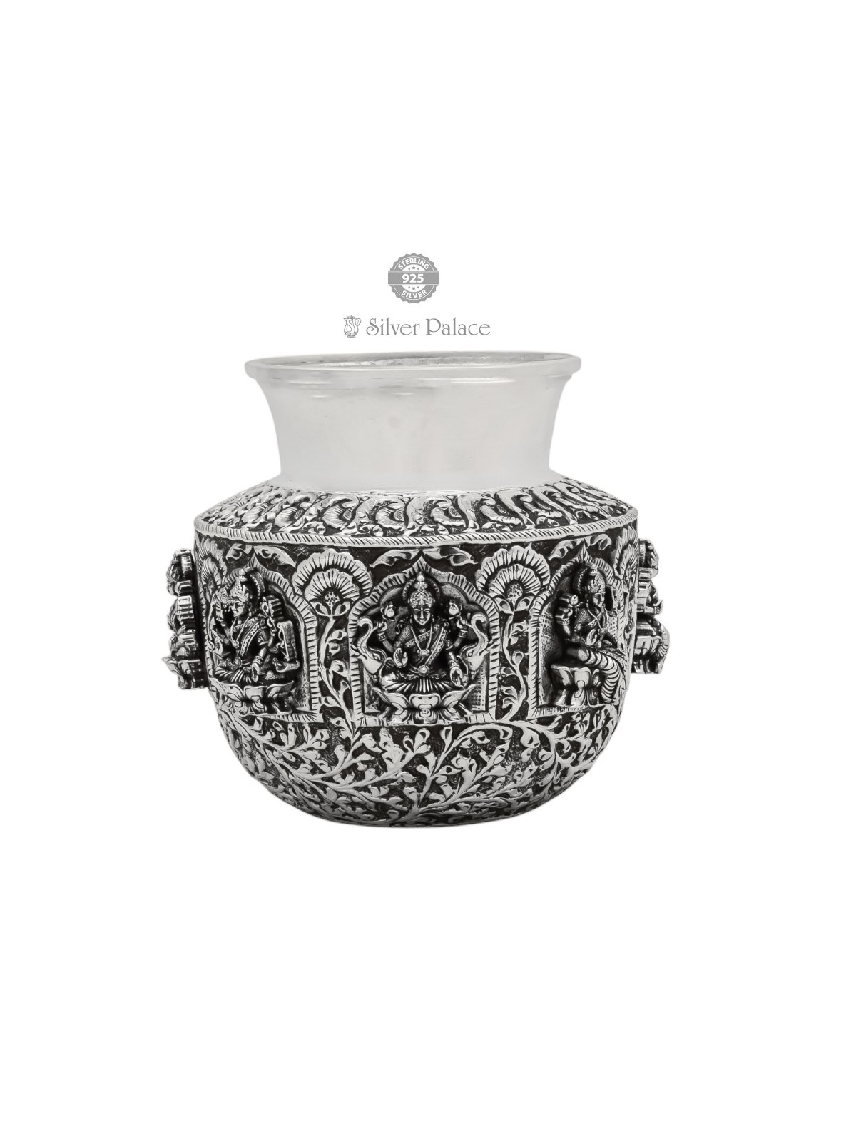 925 ANTIC SILVER ASTALAKSHMI SOMBU FOR TEMPLE USE